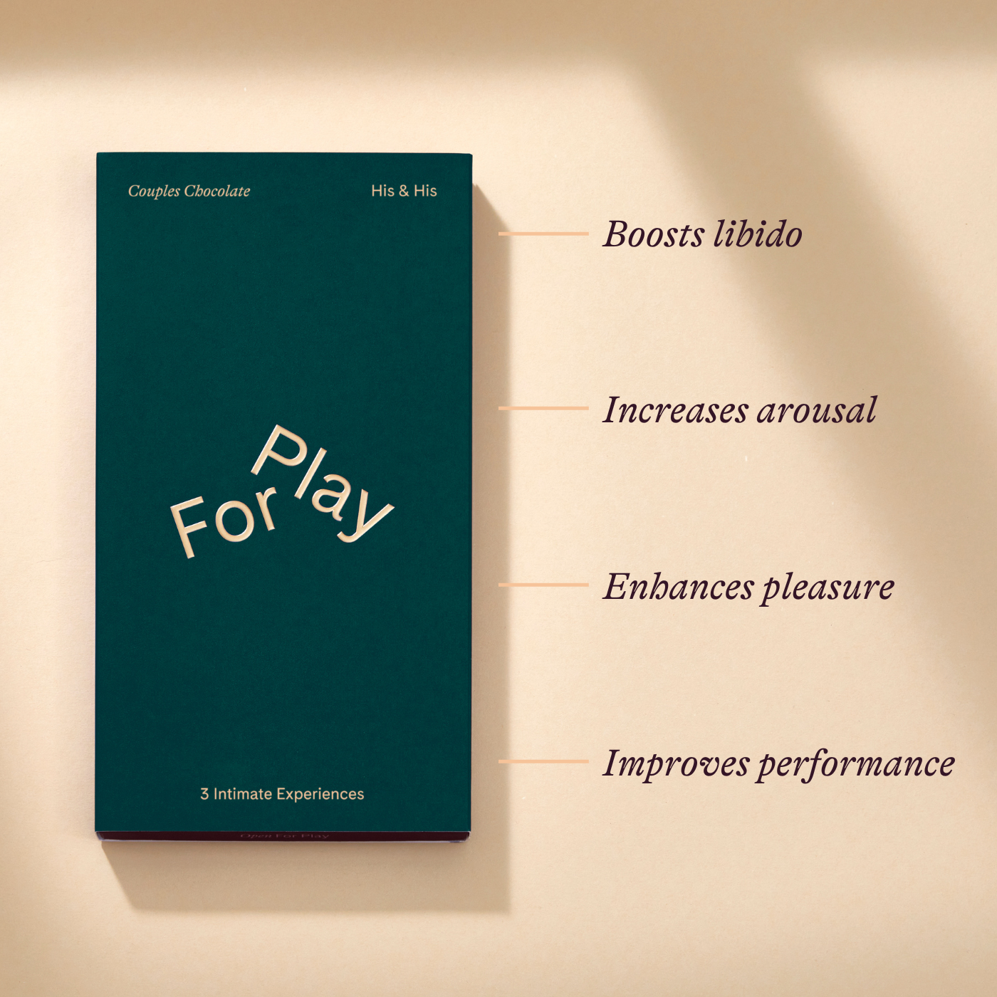 Couples chocolate his & his