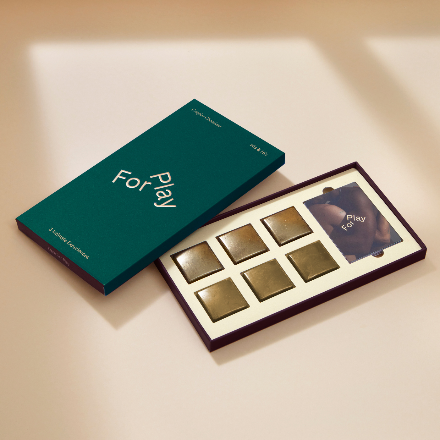 Couples chocolate his & his